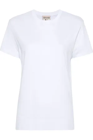 SEMICOUTURE Crew-neck cotton T-shirt
