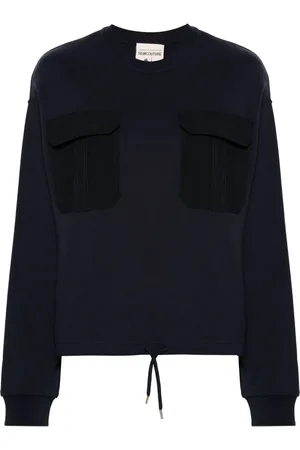 SEMICOUTURE Cotton cropped sweatshirt