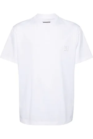 WOOYOUNGMI Metallic graphic-print T-shirt