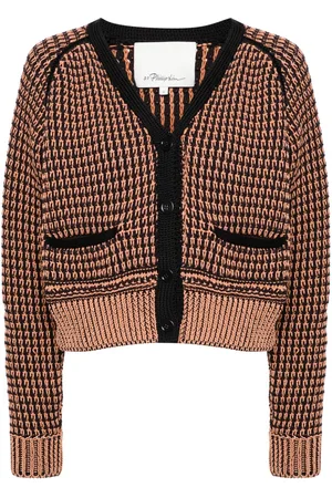 3.1 Phillip Lim Bi-color cropped cardigan