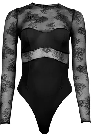 FLEUR DU MAL Bouquet lace bodysuit
