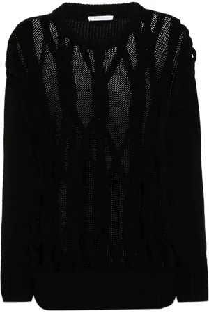 Patrizia Pepe Logo-charm sweater
