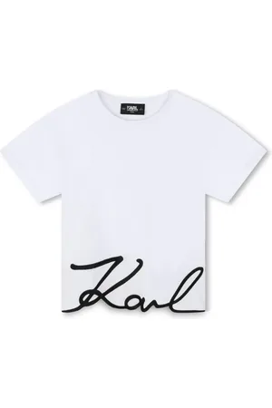 Karl Lagerfeld Signature cotton T-shirt