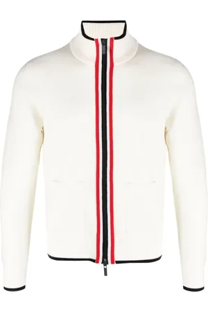 Thom Browne RWB stripe wool cardigan