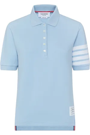 Thom Browne 4-Bar piqué-weave polo shirt
