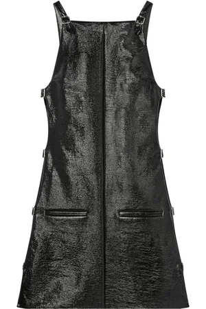 Courrèges Multi-strap vinyl dress