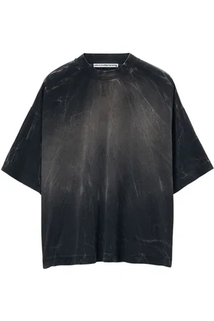 Alexander Wang Bleached-effect cotton T-shirt