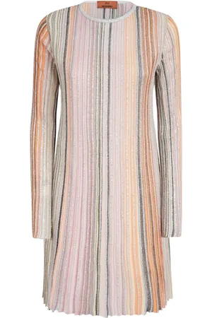 Missoni Sequin-embellished pleated dress