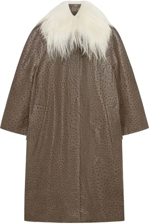 16Arlington Beach leather coat