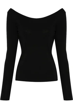 Rohe Off-shoulder knitted top