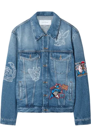 OFF-WHITE Character Skate denim jacket