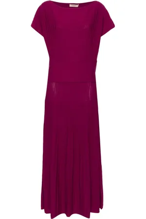 Twin-Set Ribbed blouse and skirt