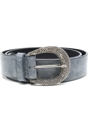 Orciani Paisley-perforated belt