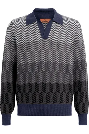Missoni Zigzag virgin-wool polo shirt