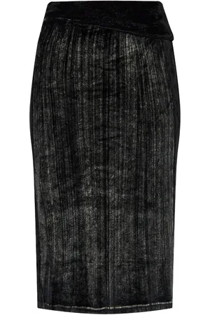Diesel Faded-effect pencil skirt