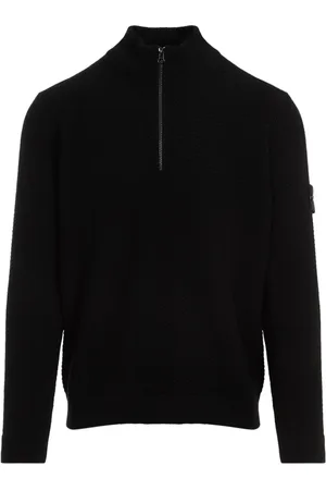 Stone Island Logo-patch virgin-wool jumper