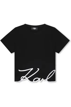 Karl Lagerfeld Signature cotton T-shirt