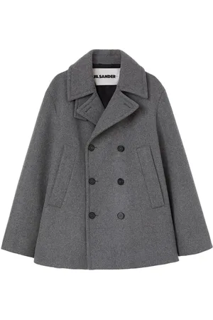 Jil Sander Double breasted wool coat