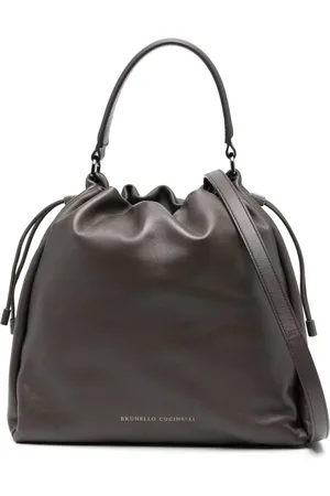Brunello Cucinelli Logo-debossed tote bag