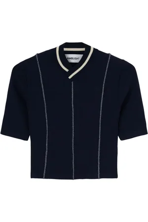 AMBUSH Contrasting knitted top