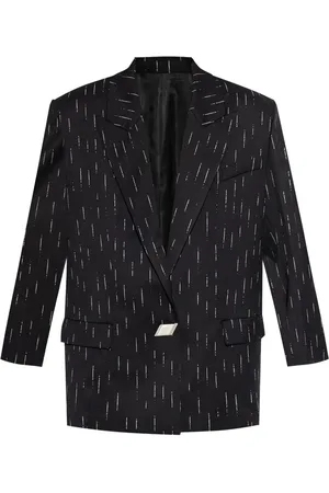 The Attico Single-button wool-blend blazer