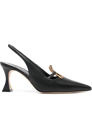 Manolo Blahnik 70mm Nikkal slingback pumps