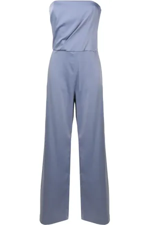 Lethicia Bronstein Crepe bandeau-style jumpsuit