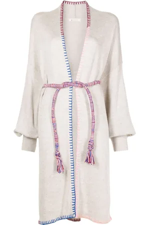 Lethicia Bronstein Cashook tied-waist knitted coat