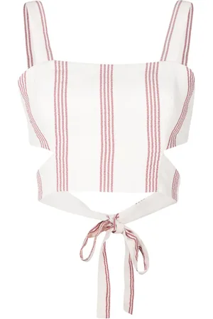 Lethicia Bronstein Ariane striped crop top