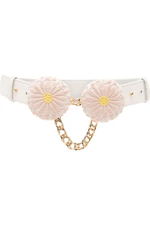 Lethicia Bronstein Margarita flowel-appliqué belt