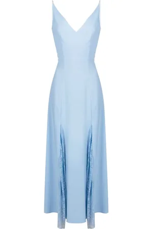 Lethicia Bronstein Georgia lace-panel maxi dress