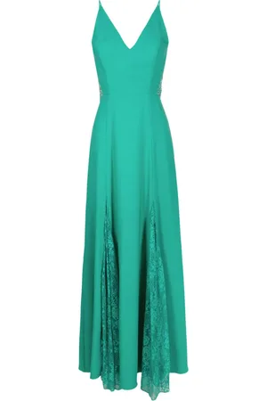Lethicia Bronstein Georgia lace-panel maxi dress