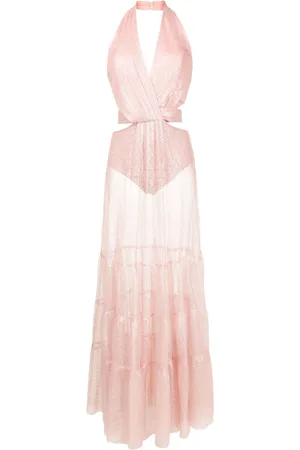 Lethicia Bronstein Milena semi-sheer maxi dress
