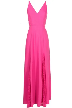 Lethicia Bronstein Georgia lace-detail maxi dress