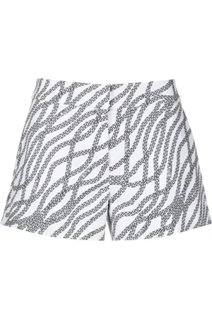 Michael Kors Chain-print cotton shorts