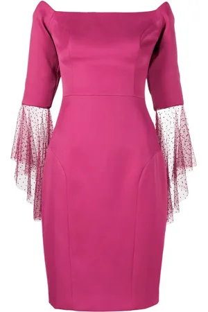Lethicia Bronstein Anne tulle-sleeved dress