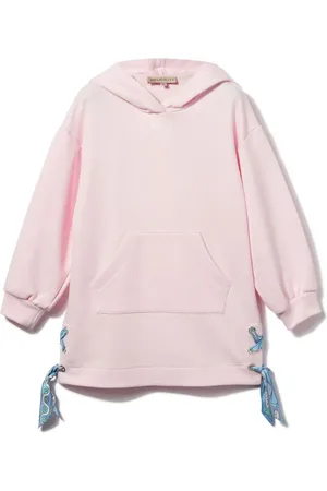 PUCCI Junior Logo-print hooded jersey dress