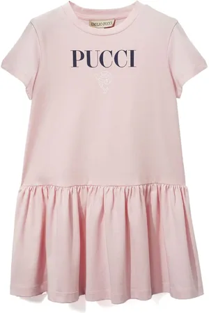 PUCCI Junior Logo-print short-sleeve dress