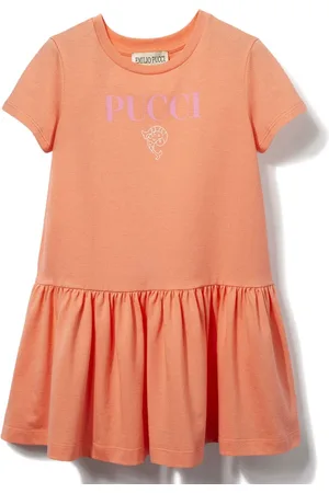 PUCCI Junior Logo-print short-sleeve dress
