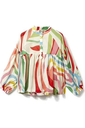 PUCCI Junior Marmo-print cotton dress