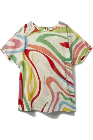 PUCCI Junior Marmo-print cotton T-shirt