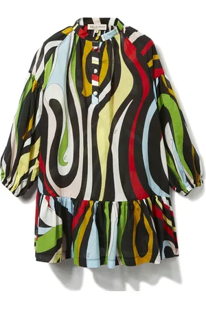 PUCCI Junior Marmo-print dress