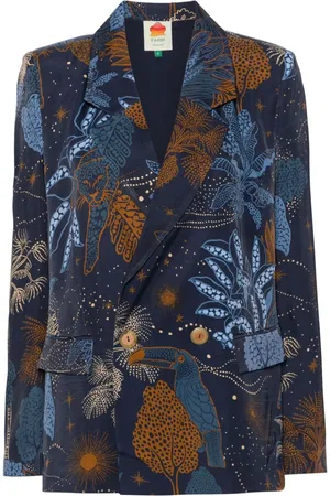 Farm Rio Night Jungle blazer