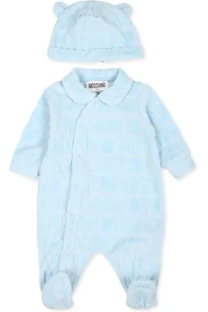 Moschino Logo-jacquard terry-cloth pajama set