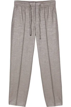 SEVENTY BY SERGIO TEGON Lamé trousers