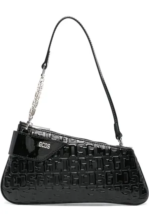 GCDS Comma Notte monogram shoulder bag
