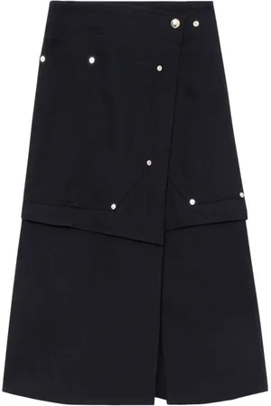 SJYP Panelled midi skirt