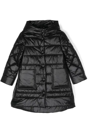 MONNALISA Rubberised-logo coat