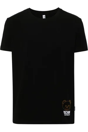 Moschino Flocked-logo T-shirt