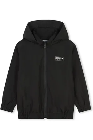 Kenzo Logo-print lightweight hooded jacket
